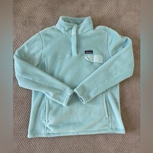 Patagonia Light Aqua Plush Pullover Fleece